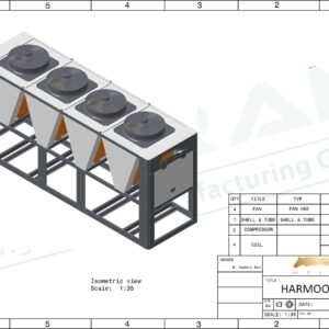 چیلر اسکرال 80 تن نامی HARMONIA232042Y