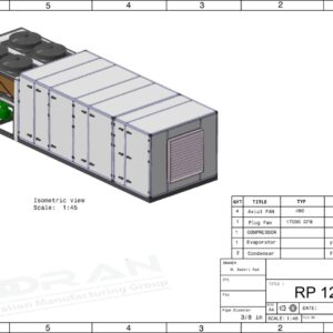 روفتاپ پکیج 50 تن مدل RP144011
