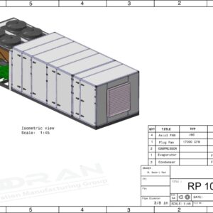 روفتاپ پکیج 50 تن مدل RP140022