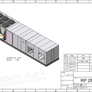 روفتاپ پکیج 80 تن مدل RP241022